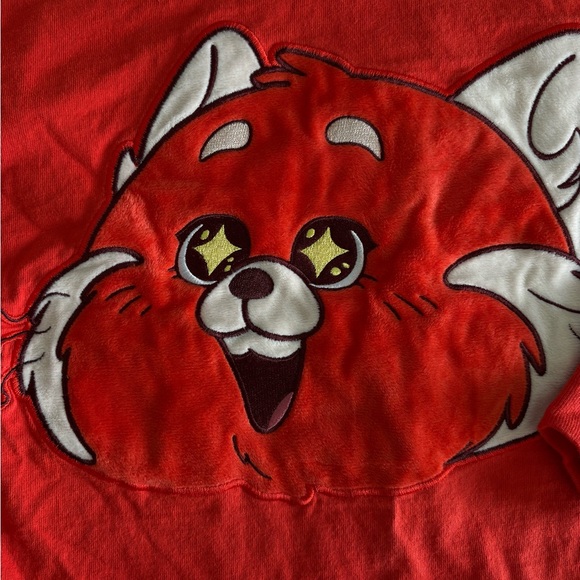 Disney Pixar Turning Red Panda Mei Cropped Spirit Jersey Freakin Adorable Ombre - Picture 2 of 7